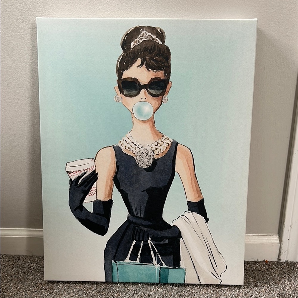 Chic Fashion Illustration Canvas Art
